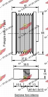 Autokit 03.81461 - Piedziņas skriemelis, Ģenerators ps1.lv