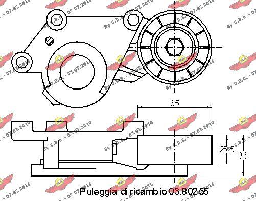 Autokit 03.81410 - Parazīt / Vadrullītis, Ķīļrievu siksna ps1.lv