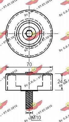 Autokit 03.81411 - Parazīt / Vadrullītis, Ķīļrievu siksna ps1.lv