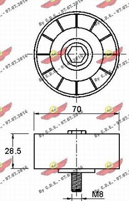 Autokit 03.81543 - Parazīt / Vadrullītis, Ķīļrievu siksna ps1.lv