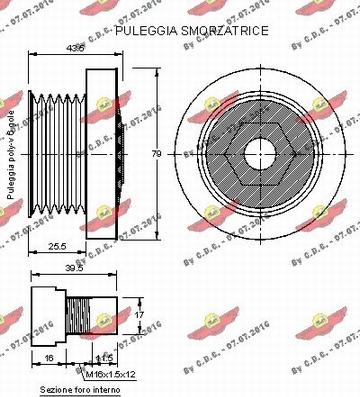 Autokit 03.81004 - Piedziņas skriemelis, Ģenerators ps1.lv