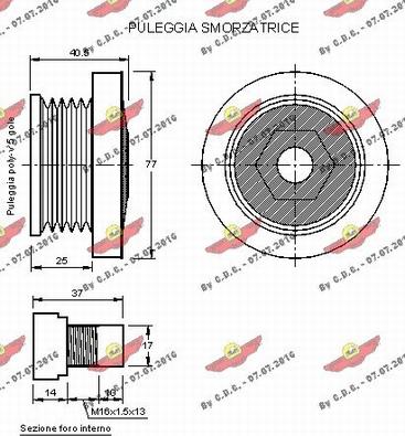 Autokit 03.81003 - Piedziņas skriemelis, Ģenerators ps1.lv