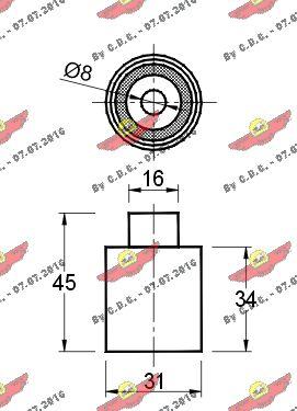 Autokit 03.81033 - Parazīt / Vadrullītis, Zobsiksna ps1.lv