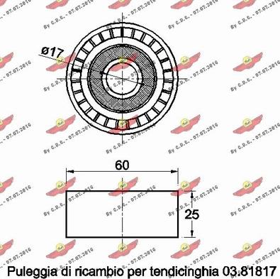 Autokit 03.81819 - Parazīt / Vadrullītis, Ķīļrievu siksna ps1.lv