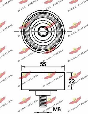 Autokit 03.81839 - Parazīt / Vadrullītis, Ķīļrievu siksna ps1.lv