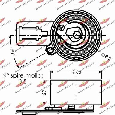 Autokit 03.81878 - Spriegotājrullītis, Gāzu sadales mehānisma piedziņas siksna ps1.lv