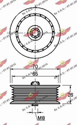 Autokit 03.81339 - Parazīt / Vadrullītis, Ķīļrievu siksna ps1.lv