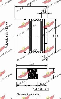 Autokit 03.81263 - Piedziņas skriemelis, Ģenerators ps1.lv