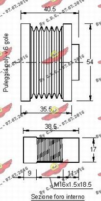 Autokit 03.81220 - Piedziņas skriemelis, Ģenerators ps1.lv