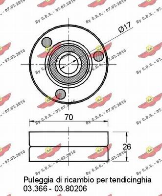 Autokit 03.366R - Parazīt / Vadrullītis, Ķīļrievu siksna ps1.lv