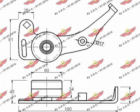 Autokit 03.243 - Spriegotājrullītis, Gāzu sadales mehānisma piedziņas siksna ps1.lv