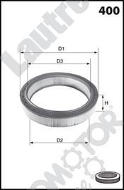 Automotor France LAT127 - Gaisa filtrs ps1.lv