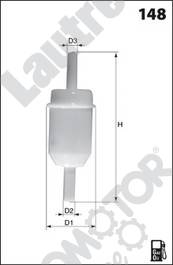 Automotor France LATG54 - Degvielas filtrs ps1.lv