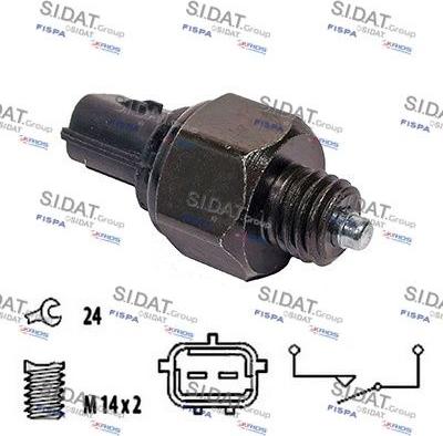 Autoteam C234263 - Slēdzis, Atpakaļgaitas signāla lukturis ps1.lv