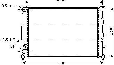 Ava Quality Cooling AI 2108 - Radiators, Motora dzesēšanas sistēma ps1.lv