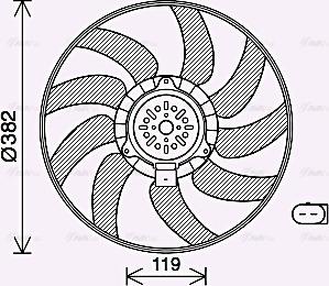 Ava Quality Cooling AI7519 - Ventilators, Motora dzesēšanas sistēma ps1.lv