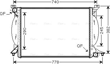 Ava Quality Cooling AIA2206 - Radiators, Motora dzesēšanas sistēma ps1.lv