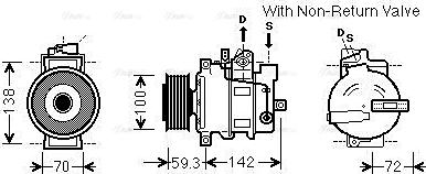 Ava Quality Cooling AIAK334 - Kompresors, Gaisa kond. sistēma ps1.lv