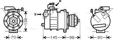 Ava Quality Cooling AIAK280 - Kompresors, Gaisa kond. sistēma ps1.lv