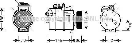 Ava Quality Cooling AI K275 - Kompresors, Gaisa kond. sistēma ps1.lv