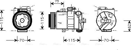 Ava Quality Cooling AI K014 - Kompresors, Gaisa kond. sistēma ps1.lv