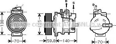 Ava Quality Cooling AI K295 - Kompresors, Gaisa kond. sistēma ps1.lv