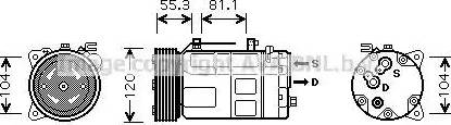 Ava Quality Cooling AIK222 - Kompresors, Gaisa kond. sistēma ps1.lv