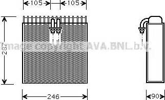 Ava Quality Cooling AI V031 - Iztvaikotājs, Gaisa kondicionēšanas sistēma ps1.lv