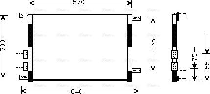 Ava Quality Cooling AL 5070 - Kondensators, Gaisa kond. sistēma ps1.lv