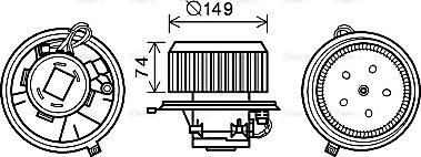 Ava Quality Cooling AL8139 - Salona ventilators ps1.lv