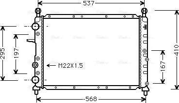 Ava Quality Cooling FTA2094 - Radiators, Motora dzesēšanas sistēma ps1.lv