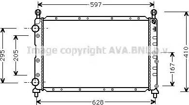 Ava Quality Cooling AL 2074 - Radiators, Motora dzesēšanas sistēma ps1.lv