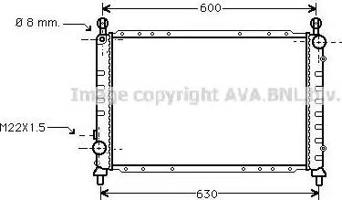 Ava Quality Cooling AL 2076 - Radiators, Motora dzesēšanas sistēma ps1.lv