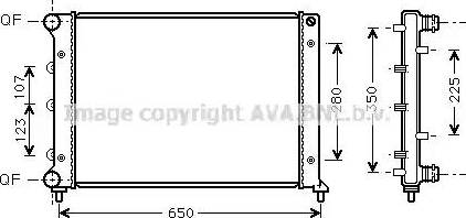 Ava Quality Cooling AL 2078 - Radiators, Motora dzesēšanas sistēma ps1.lv