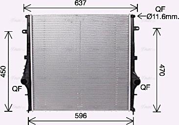 Ava Quality Cooling AL2146 - Radiators, Motora dzesēšanas sistēma ps1.lv