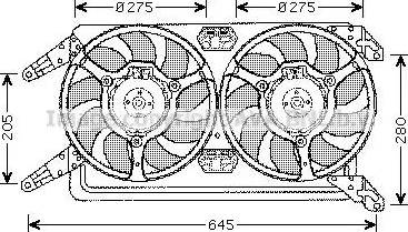 Ava Quality Cooling AL 7507 - Ventilators, Motora dzesēšanas sistēma ps1.lv