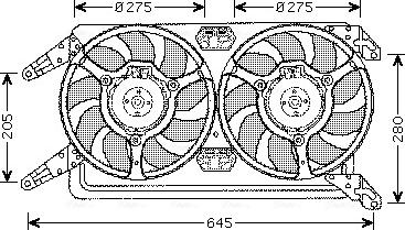 Ava Quality Cooling AL 7512 - Ventilators, Motora dzesēšanas sistēma ps1.lv