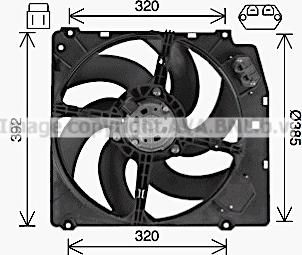 Ava Quality Cooling AL7529 - Ventilators, Motora dzesēšanas sistēma ps1.lv