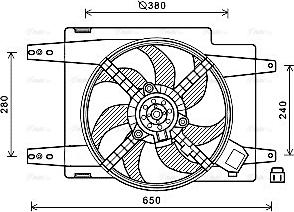 Ava Quality Cooling AL7526 - Ventilators, Motora dzesēšanas sistēma ps1.lv