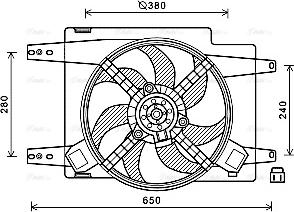 Ava Quality Cooling AL7522 - Ventilators, Motora dzesēšanas sistēma ps1.lv