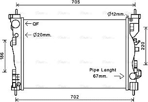 Ava Quality Cooling ALA2119 - Radiators, Motora dzesēšanas sistēma ps1.lv