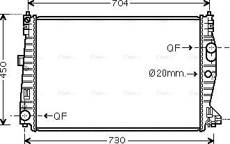 Ava Quality Cooling ALA2132 - Radiators, Motora dzesēšanas sistēma ps1.lv