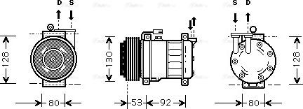 Ava Quality Cooling AL K009 - Kompresors, Gaisa kond. sistēma ps1.lv