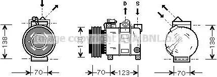 Ava Quality Cooling AL K016 - Kompresors, Gaisa kond. sistēma ps1.lv
