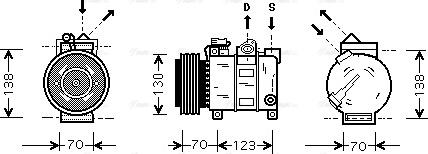 Ava Quality Cooling ALAK016 - Kompresors, Gaisa kond. sistēma ps1.lv