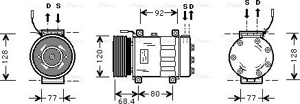 Ava Quality Cooling AL K103 - Kompresors, Gaisa kond. sistēma ps1.lv