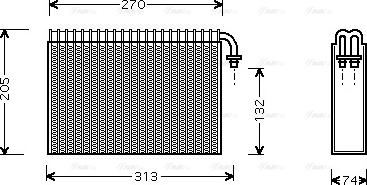 Ava Quality Cooling AL V021 - Iztvaikotājs, Gaisa kondicionēšanas sistēma ps1.lv