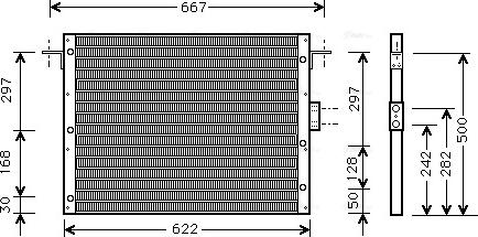 Ava Quality Cooling AU 5075 - Kondensators, Gaisa kond. sistēma ps1.lv