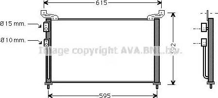 Ava Quality Cooling AU 5136 - Kondensators, Gaisa kond. sistēma ps1.lv