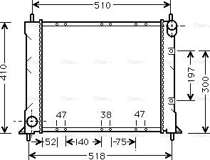 Ava Quality Cooling AU 2150 - Radiators, Motora dzesēšanas sistēma ps1.lv